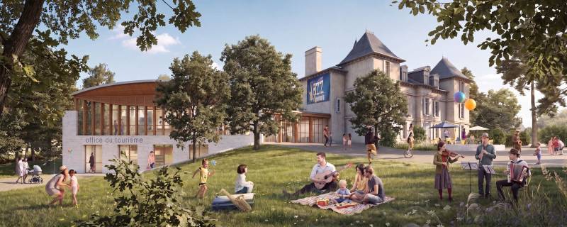 projet d’extension et de réhabilitation de la Villa Charner au sein même du Parc centenaire de l’Amirauté à Pléneuf-Val-André