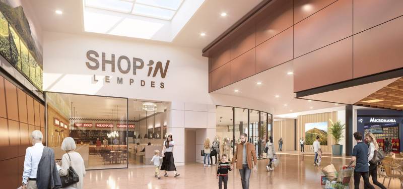 Restructuration et extension de la galerie marchande du Centre commercial CORA à Lempdes près de Clermont-Ferrand