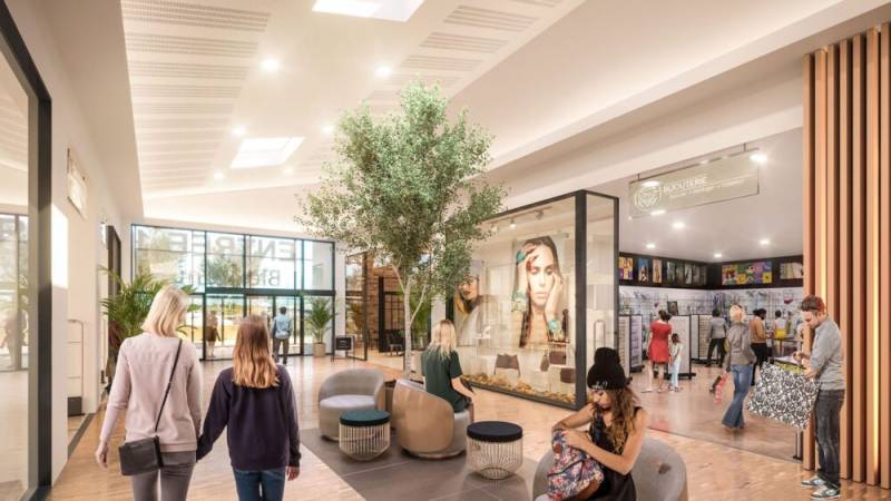 Restructuration et extension de la galerie marchande du Centre commercial CORA à Lempdes près de Clermont-Ferrand