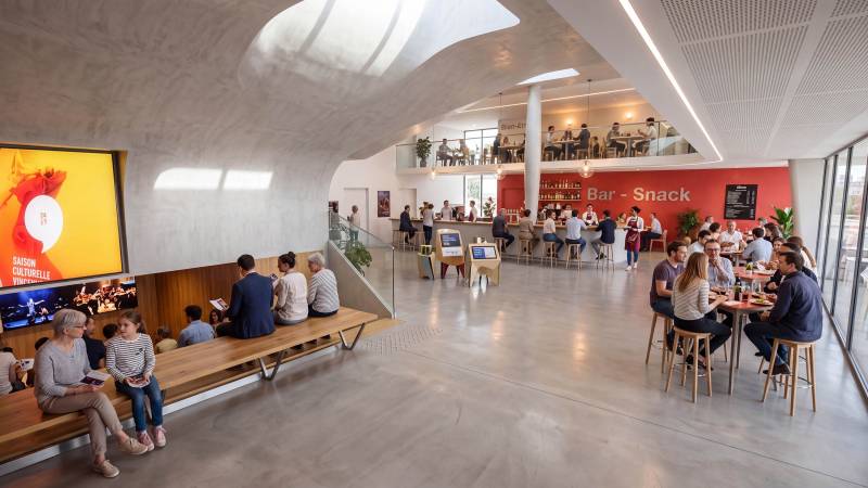 le nouveau Centre Culturel et Sportif Georges Pompidou, révélé en film et images 3D