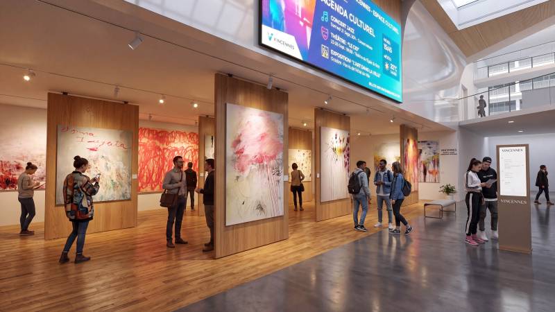 le nouveau Centre Culturel et Sportif Georges Pompidou, révélé en film et images 3D