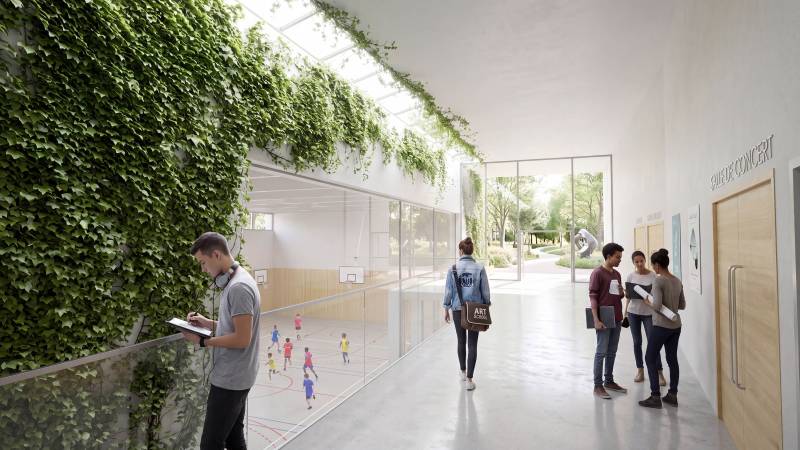 le nouveau Centre Culturel et Sportif Georges Pompidou, révélé en film et images 3D