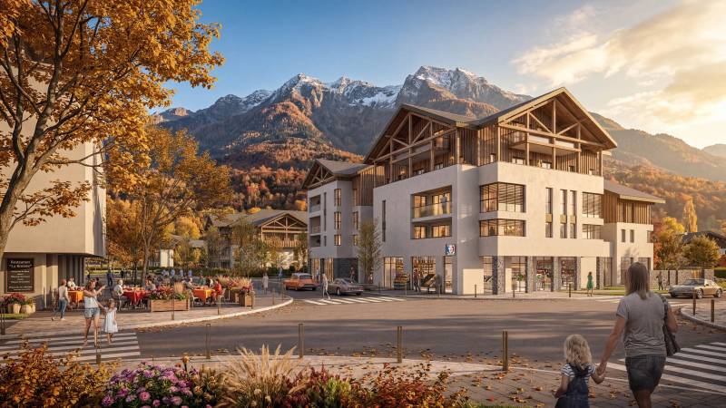 La Kordée à Gilly/Isère : Les Perspectives 3D et rendu de panneaux A0 d’un Projet Immobilier Harmonieux
