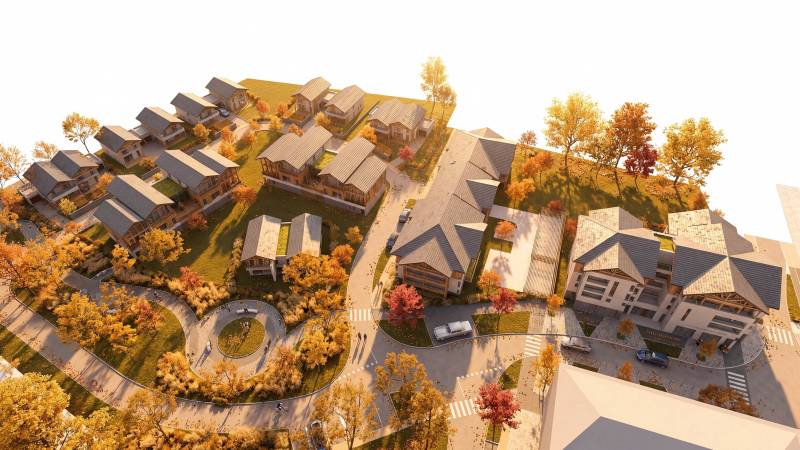 La Kordée à Gilly/Isère : Les Perspectives 3D et rendu de panneaux A0 d’un Projet Immobilier Harmonieux