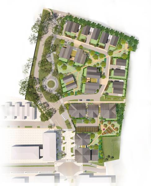 Les Perspectives 3D et rendu de panneaux A0 d’un Projet Immobilier Harmonieux à Gilly sur Isère