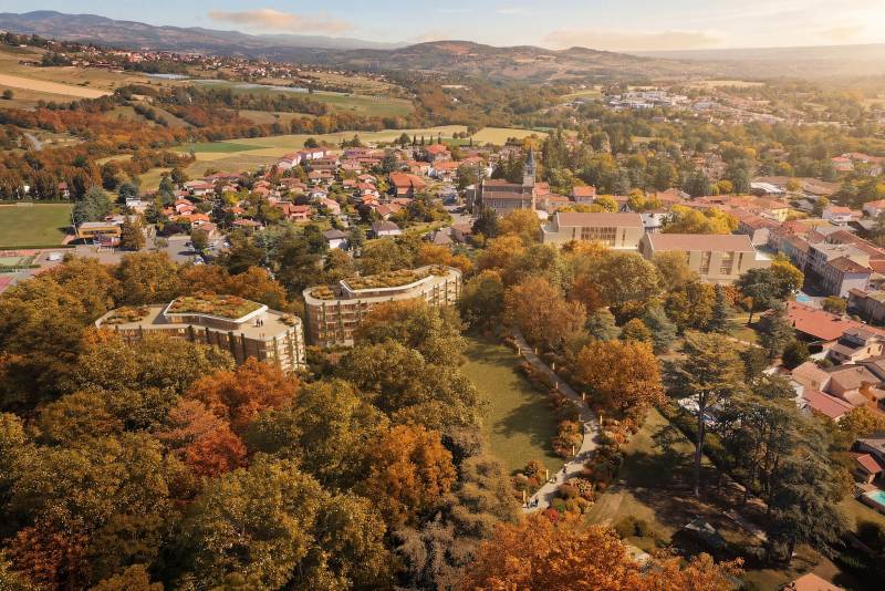 Réalisation d'un film d'animation pour la construction d’un programme immobilier de logements et activités à Lentilly près de Lyon