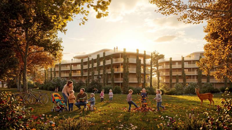 Réalisation d'un film d'animation pour la construction d’un programme immobilier de logements et activités à Lentilly près de Lyon