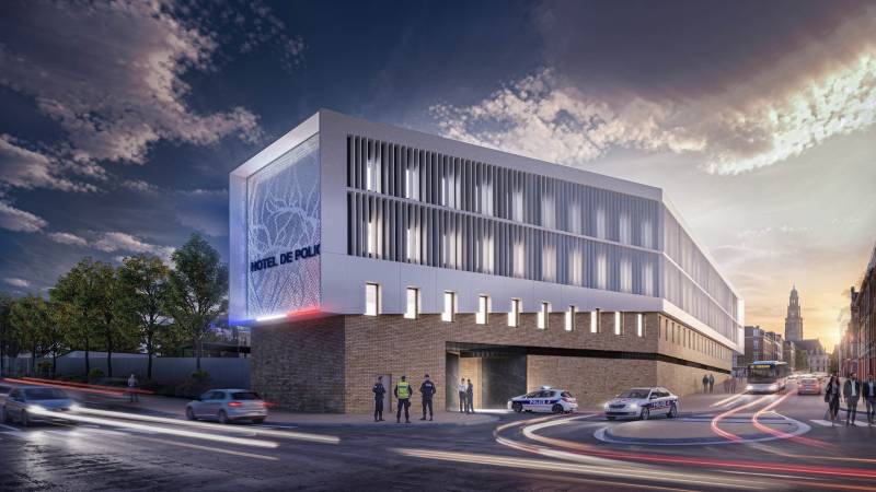 Les images 3D du Futur Hôtel de Police d'Arras : Un Allié Moderne pour la Sécurité et l’Environnement