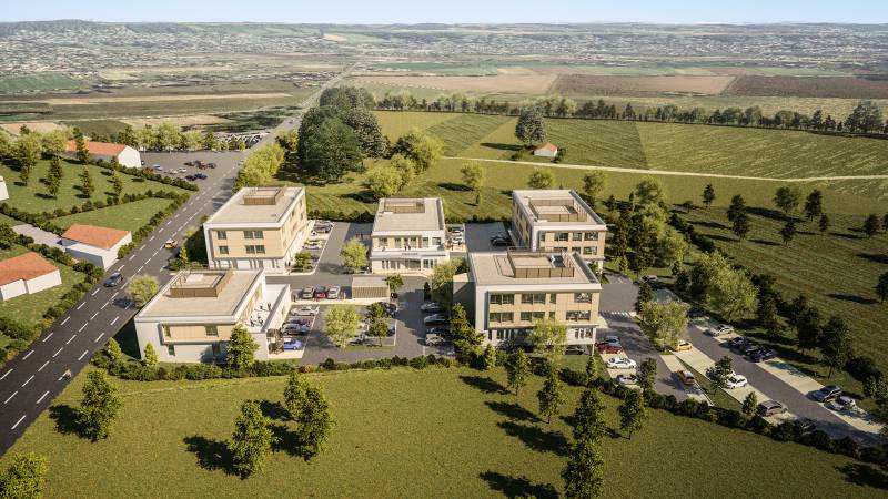 Bureaux Cap Saône : images 3D design, nature et flexibilité à Trévoux