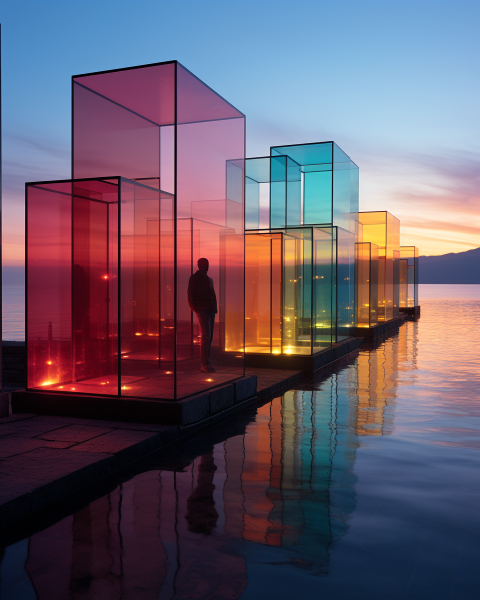 Reflets Lacustres : Une Installation Éphémère