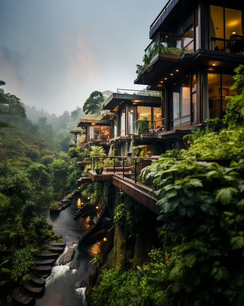 Sérénité Tropicale : Un Hôtel entre Luxe, Nature et Modernité