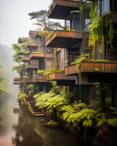 Sérénité Tropicale : Un Hôtel entre Luxe, Nature et Modernité