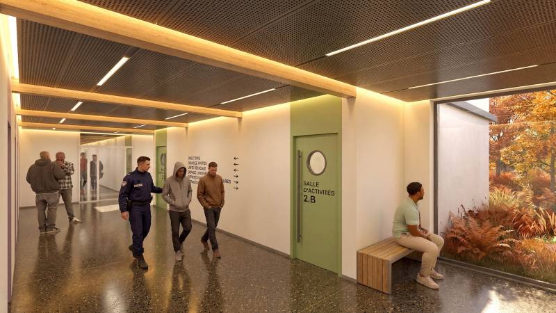 Les images 3D et visualisation 3D du concours de la future annexe judiciaire et du nouveau CRA de BORDEAUX