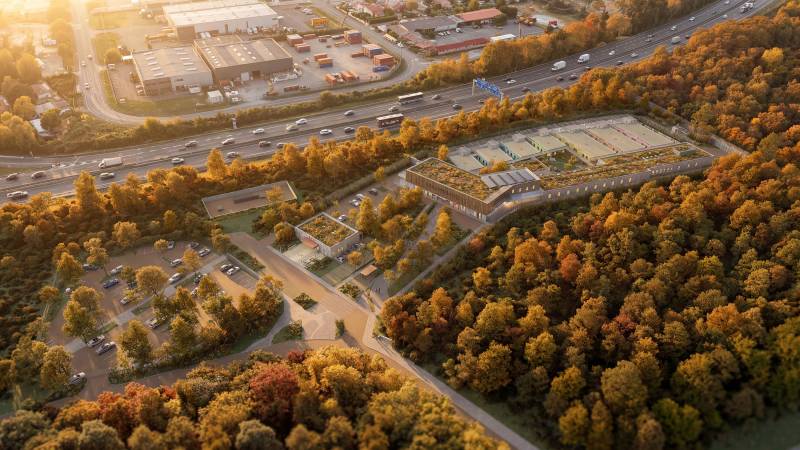 Les images 3D et visualisation 3D du concours de la future annexe judiciaire et du nouveau CRA de BORDEAUX