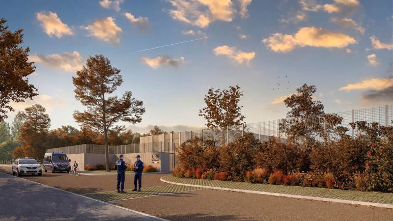 Les images 3D et visualisation 3D du concours de la future annexe judiciaire et du nouveau CRA de BORDEAUX