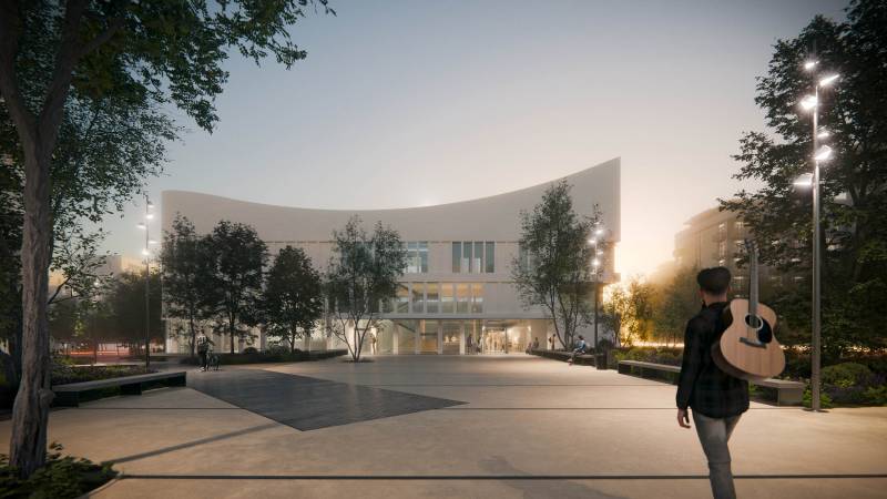 images 3D de maîtrise d’œuvre pour équipement socio-culturel de proximité quartier des Navigateurs à Choisy-le-Roi en Île de France