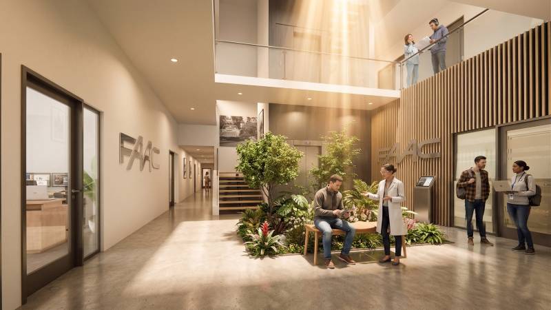 création d'images 3D pour un agrandissement d'entreprise à Sénart près de Paris