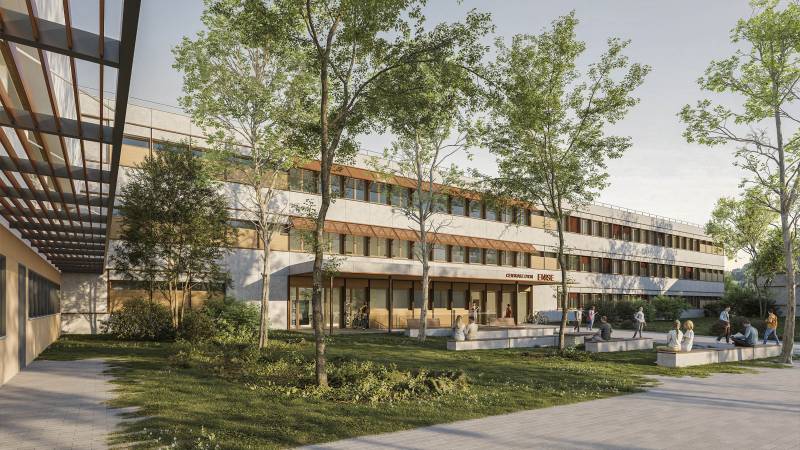 Les images 3D du concours pour la Réhabilitation du bâtiment C du Campus de la Métare - CENTRALE LYON