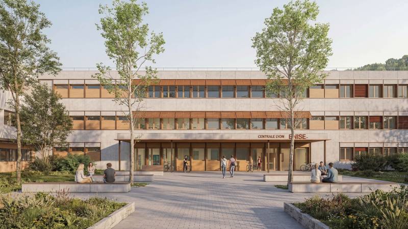 Les images 3D du concours pour la Réhabilitation du bâtiment C du Campus de la Métare - CENTRALE LYON