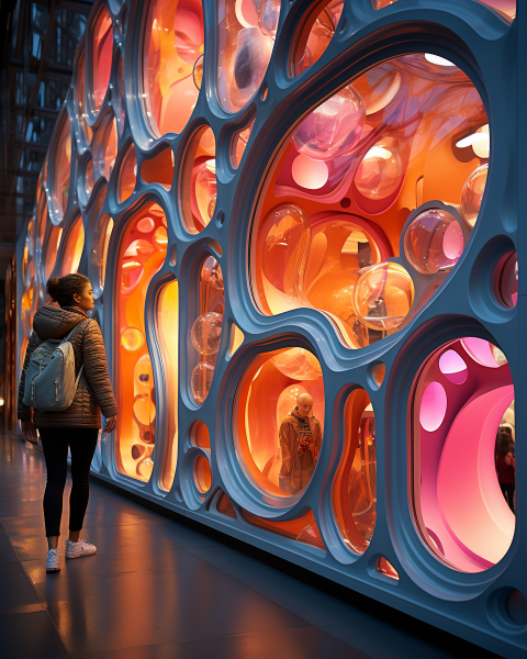 Conception sur mesure de façades et maquette 3D pour une boutique et showcase haut de gamme au cœur de Paris