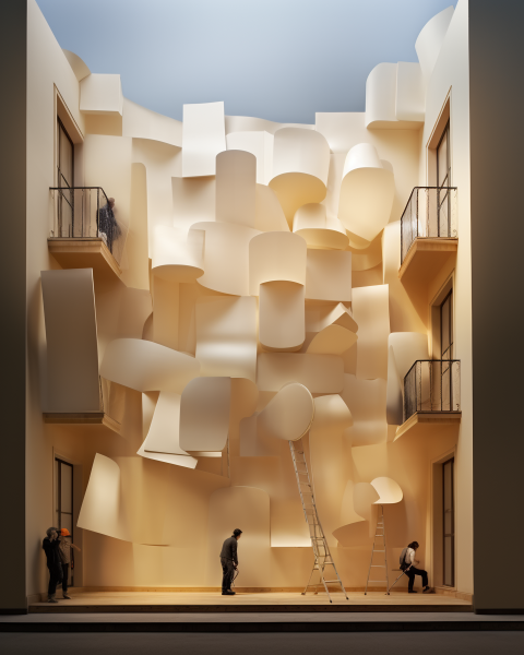 Un décor de théâtre original