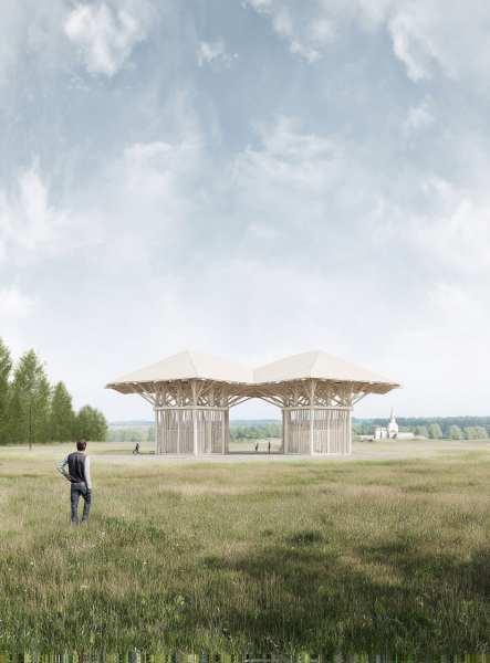 Design Naturel. Construction Durable. L'Harmonie Redéfinie. Un Pavillon champêtre nouvelle Vision. Au-delà du Bâti : L'Architecture comme Expérience