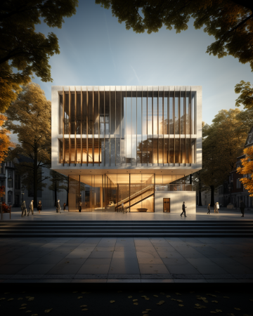 Notre zone d'activité pour ce service Persman pour la conception de perspectives 3D extérieures réalistes en architecture contemporaine à