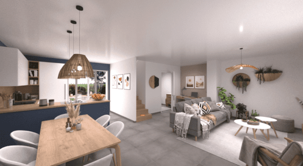 Visite immersive 3D Modélisation intérieure appartement, immobilier 3D LYON ineastudio