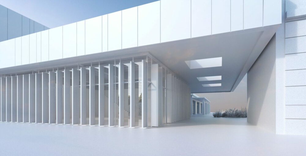 Concours d'architecture, image de concours , perspective de concours, projet contemporain, XTO Architectes