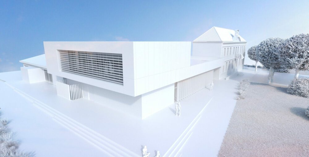 Concours d'architecture, image de concours , perspective de concours, projet contemporain, XTO Architectes