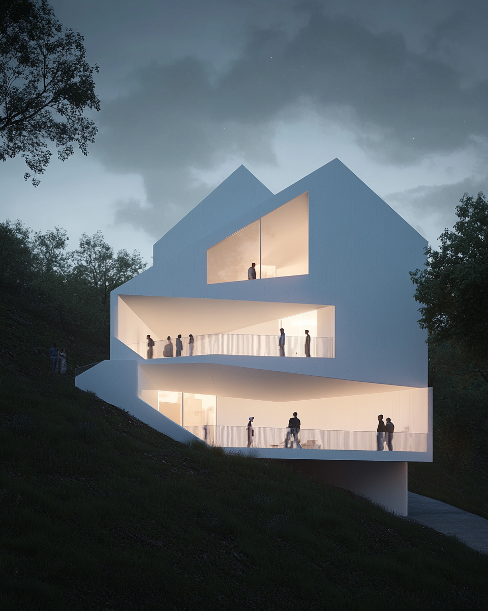perspective extérieure, perspective intérieure, 3D , immobilier de luxe, immobilier haut de gamme